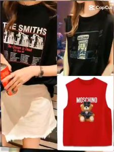 🌷🌈Imbeautiful_girl🌈🌷กล้ามมือสอง กล้ามผู้หญิง เสื้อกล้าม แขนกุด กล้ามสกีนลาย/ไม่มีลาย คละแบบ คละทรง ราคาถูก แฟชั่นผู้หญิง