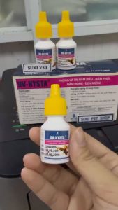 UV-NYSTA - ( 10ml ) - HẾT NẤM ĐẸN MIỆNG CHO CHIM GÀ VÀ CÁC LOẠI GIA CẦM - HÀNG CHÍNH HÃNG UV-VIETNAM