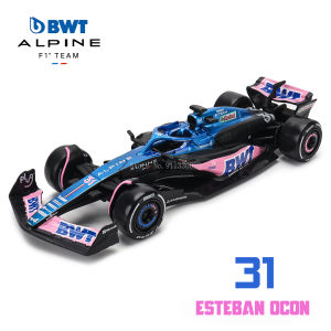 Bburago 1:43 F1 Aston Martin Aramco F1 Team AMR23 2023 #14 Alonso #18 Stroll Alloy Car Die Cast Model Toy Collectible