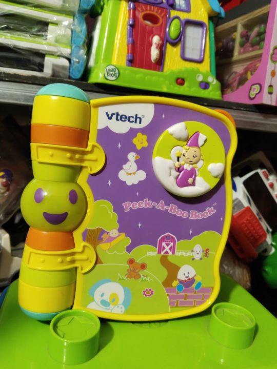 Vtech peek a clearance boo book pink