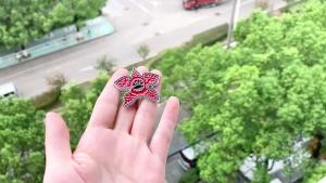 Demogorgon Flower Hard Enamel Pin Decorative Pin for Backpack Jacket Clothing Horror Fans Collectible Gift
