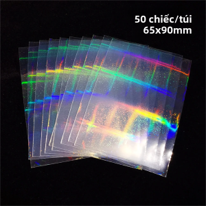 Bộ 50 Laser Chấm Bi Lưới Holographic Lá Thẻ Tay Cho Nhấp Nháy Thần Tượng Thẻ Tarot Phim Bảo Vệ 14 + Board Game Phụ Kiện