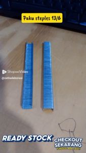 RJ Kraftig 13/6 Isi Staples Tembak Angin Manual Paku Refill Air Nailer Original Jok Motor