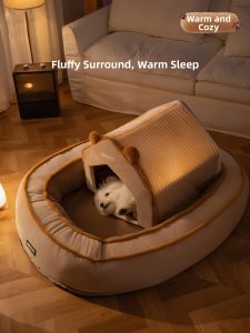hipidog | Winter Warmth Closed Dog House with Removable Washable Pad