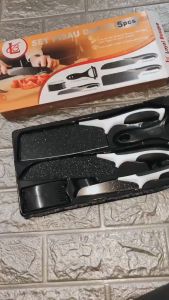 Set Pisau Dapur Murah: Pisau Keramik 5 in 1 Tajam