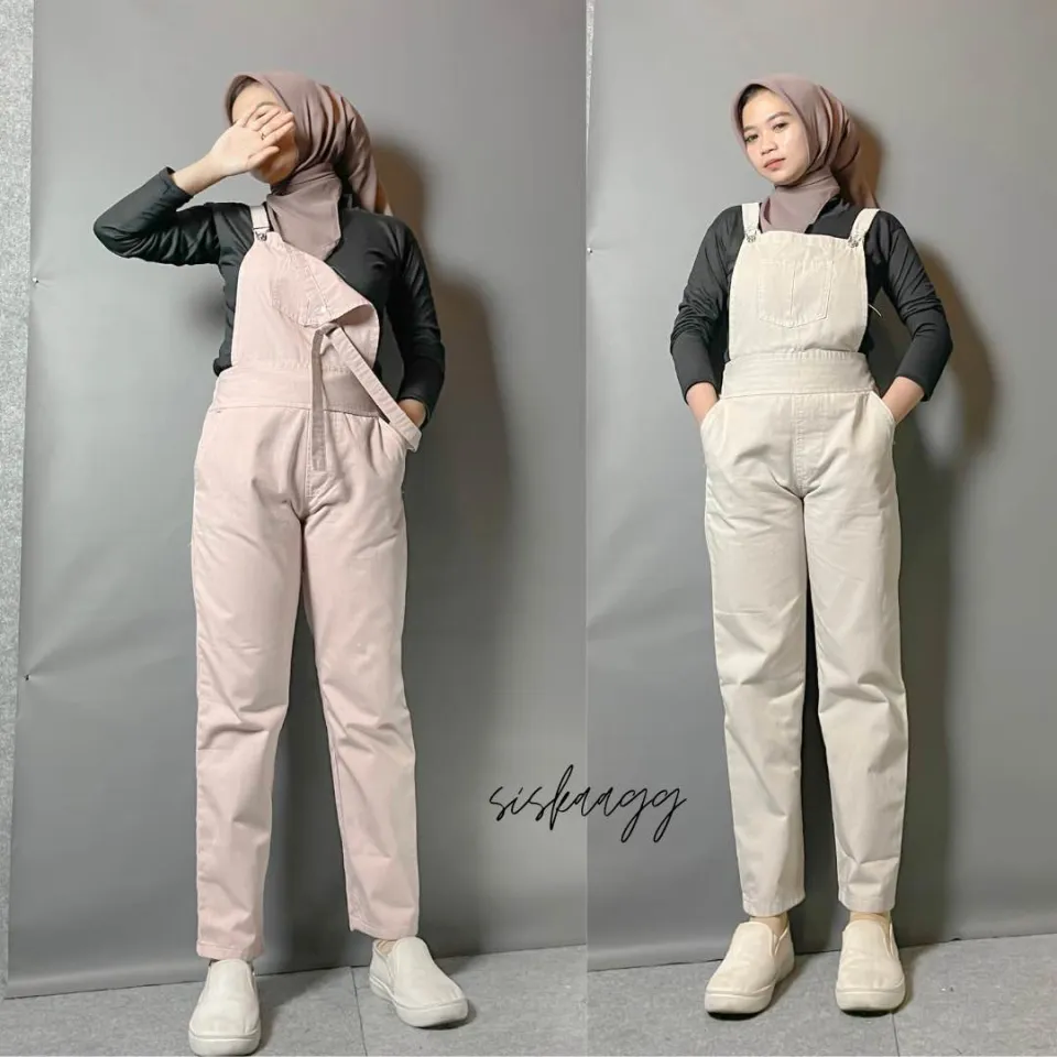 Overall Jumpsuit Celana Kodok Wanita Celana Panjang Wanita | Lazada  Indonesia