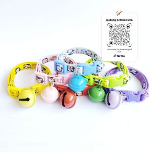Kalung kucing motif pinguin lonceng ufo 22mm