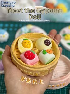 3D Cartoon Gypsum Model White Primer DIY Drawing Toy