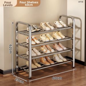JIAJIESHI | Narrow Compact Easy-to-Assemble Multi-layer Stainless Steel Shoe Rack