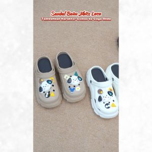 BL-279+92 Sandal Baim EVA Rubber Wanita Import Yesplus Sandal Fuji Bahan Rubber 3D Anti Slip