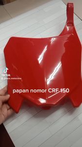 Papan Start & Tampang Nomor Motor Trail Model CRF 150 L
