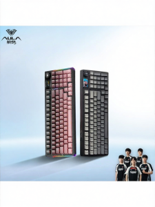 AULA | Bàn Phím Cơ Không Dây Bluetooth 3 Chế Độ Im Lặng cho Văn Phòng