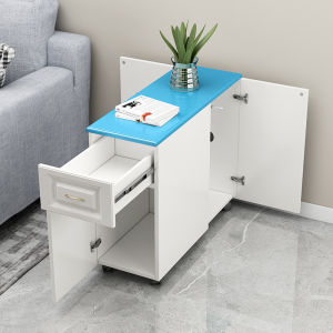European Sofa Side Cabinet Side Cabinet Side Cabinet Living Room Armrest Cabinet Slot Cabinet Side Table Movable Small Tea Table Nail Table Corner Table