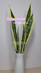 Daun Lidah Mertua Artificial Tanaman Hias Sansivera Plastik Tiger Piran