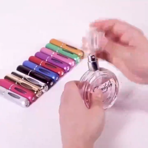 Perfume Spray Bottle 5ml Refillable – Travel Portable Atomizer for Perfume & Alcohol