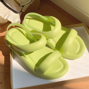 Fashionable Universal White Flat Bottom Sandals Women Summer Popular Beach Vacation Casual Outdoor Wear Anti-slip Beach Shoes