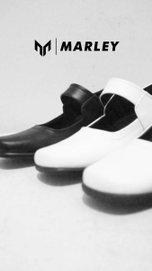 Marley Almara 018-02 Sepatu Wanita Pantofel Paskibra Sepatu Kerja Perawat Kasual Semi Formal - Warna Putih Sintetis