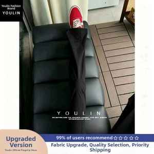 YOULIN | Beige Quick-drying Flared Pants Mens Summer Light Weight Casual Workout Trousers