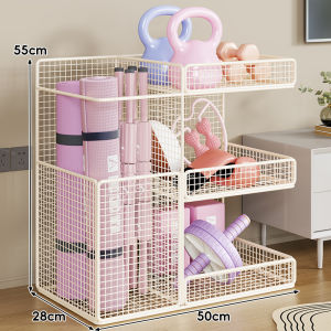 evesigar | Large Capacity Movable Sports Equipment Storage Basket