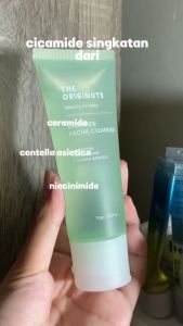 The Originote Facial Cleanser - Low pH Cicamide - Cicamide 70g - Face Wash - Sabun Cuci Muka - Membersihkan - Melembabkan - Memperkuat Skin Barrier - Ratu Kosmetik Online