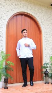 Koko Haibah Hitam Polos & Baju Koko Habaib Putih Murah