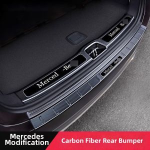 Carbon Fiber Rear Step Trim Plate for Mercedes