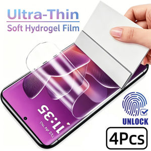 2-4pcs Hydrogel Film For Motorola Edge 70 Fusion 60 Pro 50 Ultra Moto G54 Power G86 G85 G84 G96 G75 G64 G56 G55 Screen Protector