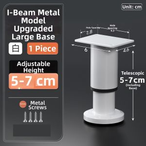 FULAIAN | Adjustable Furniture Foot Risers Stainless Steel
