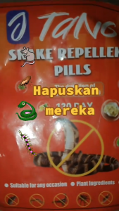 Long-Acting Snake Repellent Pills Concentrated Sulfur pepejal belerang halau ular penghalau ular racun ular Portable For campingfishinggardeningrepels snakescentipedesliceetc