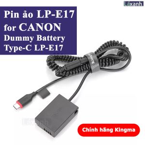 Dummy Type-C LP-E17 | Pin giả pin ảo pin dummy battery DC Coupler dummy LPE17 E17 cho CANON M3 M5 750D 760D 8000D 200D EOS M3 M5 M6 M6ii M100 EOS 750D 760D EOS T6i T6S EOS 8000D KISS X8i EOS 200D RF RP EOS 77D EOS RP - Lazada