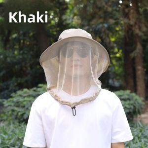 Sun Protection Neck-Protecting Breathable Mosquito-Repellent Fishermans Hat