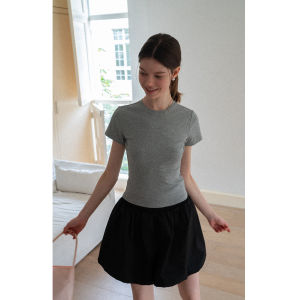 Áo Thun Sơ Mi Giảm Cân cổ tròn không tay kiểu peplum thời trang
