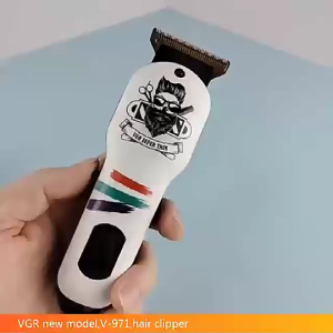 VGR V-971 Electric Hair Clipper Mens Home Carving Hair Clipper Graffiti Design Hair Trimmer Rechargeable Hair Trimmer