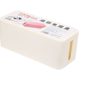 กล่องเก็บปลั๊กไฟ พร้อม กล่องเก็บสายไฟ 10 ประกัน การเก็บที่เหมาะสมสำหรับการใช้งานที่ง่าย/เสม็น