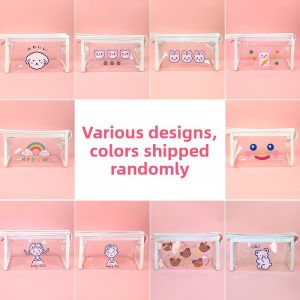 Back-to-School Season Cute Panda Little Bookbag High-Aesthetic Stationery Case Large Capacity Dirt-Resistant Adorable Student Supplies