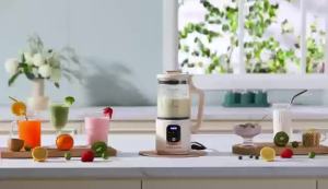 Smoothie Blender And Grinder Ice Blender Machine Blender Machine Food Processor Juice Blender And Grinder Three-in-One Household Automatic Heating 破壁机 榨汁机