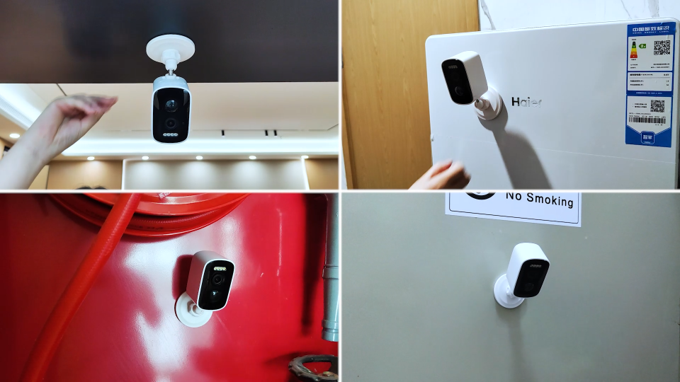 [SG Ready Stocks] Wireless CCTV Camera - Rechargeable Battery Spotlight/Alarm & AI Human Recognition 2K Ultra HD Color Night Vision & IP66 Weatherproof