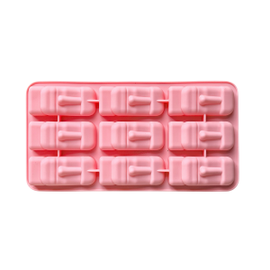 1PC 9 Khoang Phục Sinh Đá Hình Khuôn Silicon Trang Trí Bánh Kẹo Thạch Kẹo Dẻo Chocolate Dụng Cụ Làm Bánh