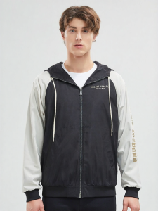 Kelme | Hooded Color-blocked Woven Jacket