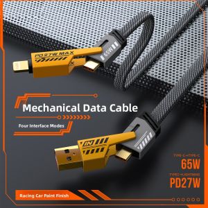 NIANXU | 4-in-1 100W Super Flash Charging Data Cable
