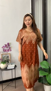 Daster Wanita Terbaru Rayon Busui Resleting Depan - Baju Tidur Daster Kekinian Lengan Pendek