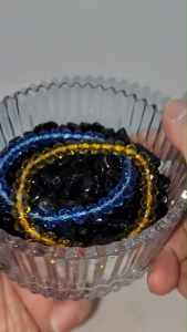 (SG Seller Ready Stocks) (SG Seller Ready Stocks) Degaussing Bowl + Natural Obsidian Stone Gravel 200g