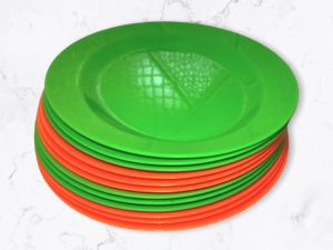 COD PIRING PLASTIK MURAH 12 PCS / 1 LUSIN PIRING MAKAN PLASTIK MIKA GRATIS ONGKIR