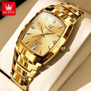 OLEVS Genuine Famous Brand Mens Watch Waterproof Original Brand Waterproof Clock Mens Automatic Fashion Luxury Stainless Steel Imported Quartz Watch