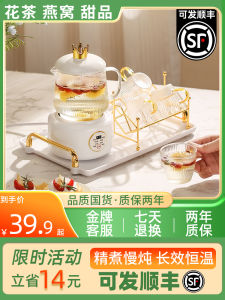 Tea Brewing Pot One Person New Arrival Tea Cooker Health Bottle Mini Electric Ceramic Stove Tea Stove Glass Health Pot Office Small