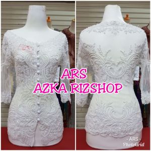 atasan kebaya wisuda kebaya modern lengan 7/8 + longtorso
