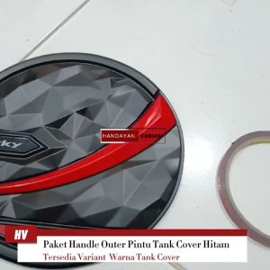 Paket Outer Door Handle Pintu Tank Cover DAIHATSU ROCKY Hitam All Variant