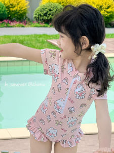 CHUXIU | Quick-drying Childrens One-piece Short Sleeve Swimming Suit