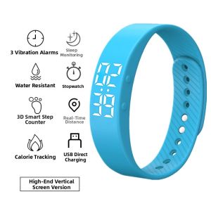 FUGUIJIAREN | Silent Vibrating Alarm Silent Intelligent Black Technology Electronic Watch