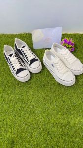 GRATIS BOX HS-0284 Sepatu Kanvas Wanita Sneakers Casual Korean Style Han Soo Hee Shoes Sepatu Wanita